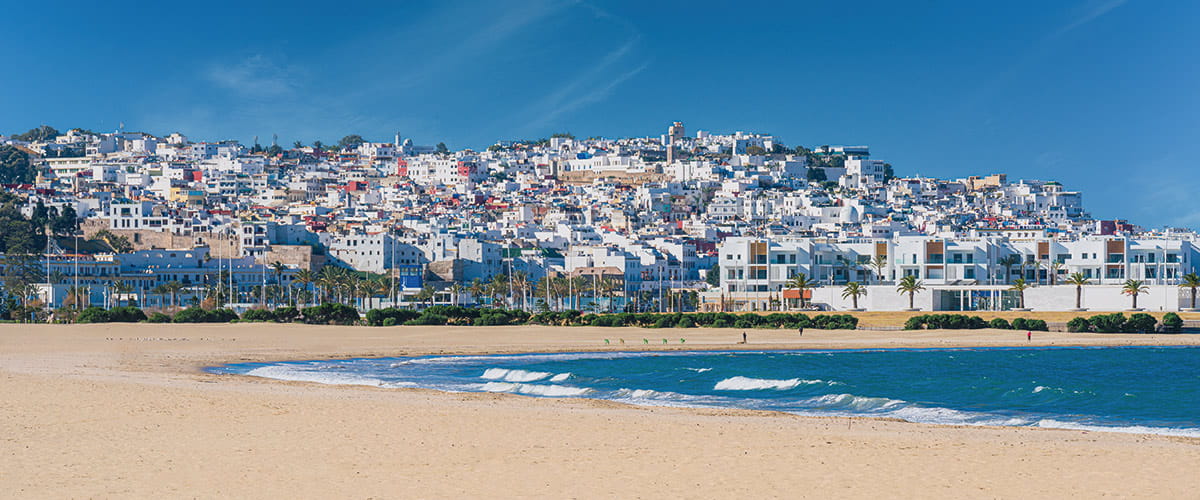 The view towards Tangier